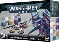 Tyranids: Termagants and Ripper Swarm + Paints Set 60-13